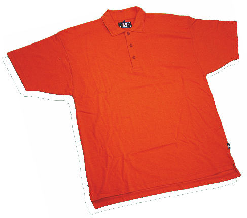 Oranje polo heren