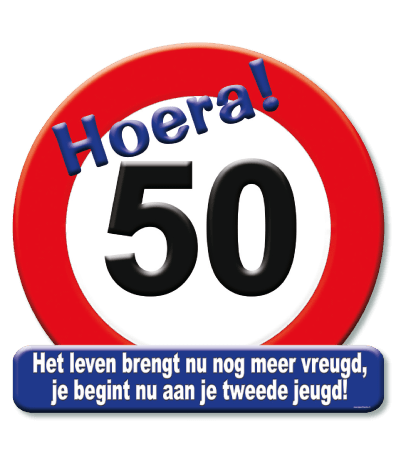 Huldeschild 50 jaar