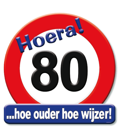 Huldeschild 80 jaar