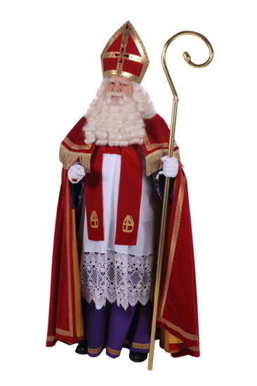Sinterklaas kostuum fluweel katoen
