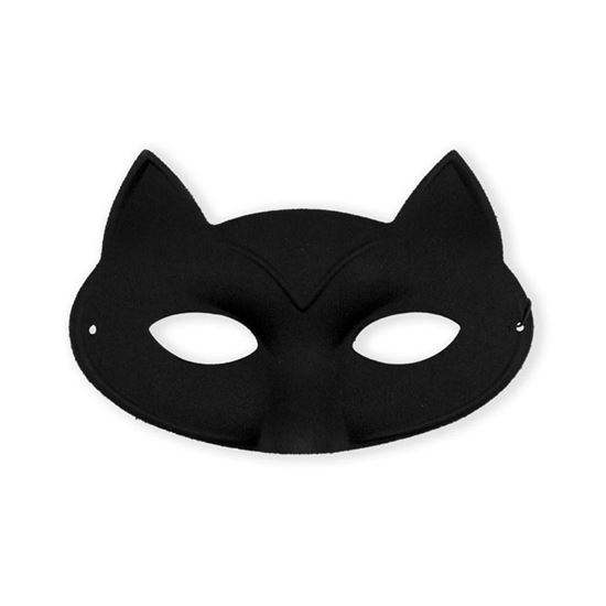 Katten masker zwart