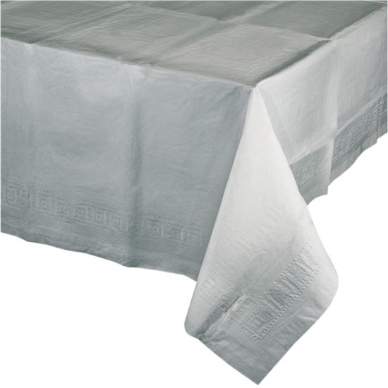 tafelkleed papier zilver