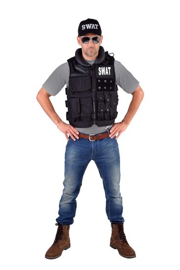 SWAT vest luxe met tekst SWAT