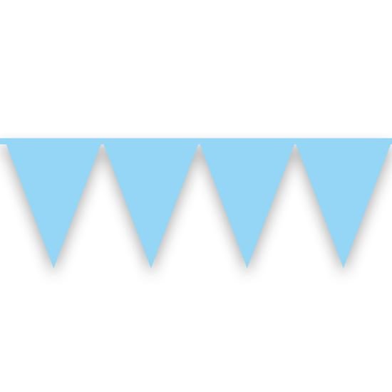 Vlaggenlijn babyblauw