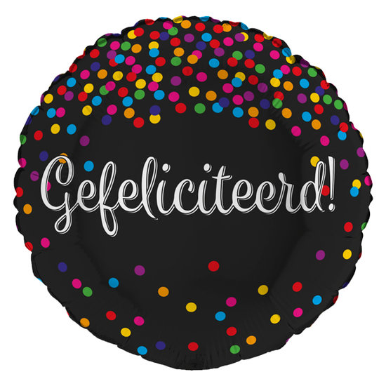 Folieballon gefeliciteerd