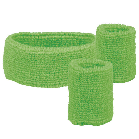 Zweetbandjes groen