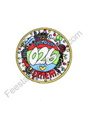 026 Embleem rond 8 cm