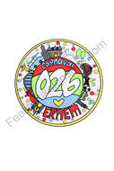 026 Embleem rond 20cm