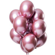 Ballonnen set Mirror roze
