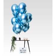 Ballonnen set Mirror blauw