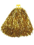 Cheerleader pompom goud