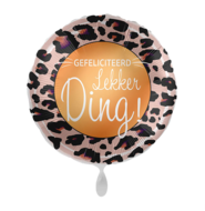 Folieballon gefeliciteerd lekker ding