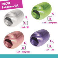 Ballonnen lint set multi