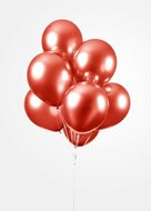 Chrome ballonnen rood
