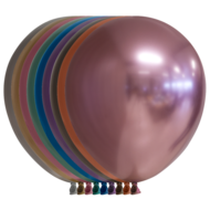 Chrome ballonnen gemixt