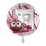 Folieballon De liefste juf!