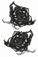 Tattoo Goth Black Roses