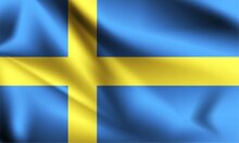 Vlag Zweden 90 x 150 cm
