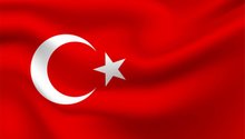 Vlag Turkije 90 x 150 cm