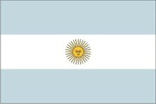 sticker Argentijnse vlag
