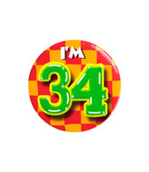 Button I&#039;m 34 jaar