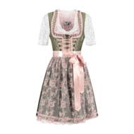 Dirndl groen-oudroze deluxe Star collection