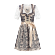 Dirndl Blauw-Cr&egrave;me deluxe