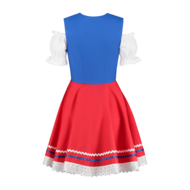 Dirndl Rood-Wit-Blauw 2-delig