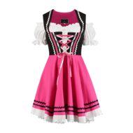 Dirndl Zwart-Roze 2-delig