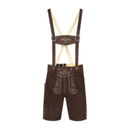 Lederhosen bruin kort model