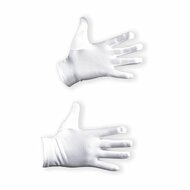 Handschoenen wit satijn