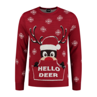 Foute Kersttrui Rudolph Hello Deer