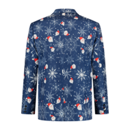 Kerst Blazer Santa Snowflakes met stropdas