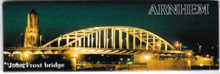 Arnhem Magneet John Frost Bridge bij nacht