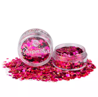 Superstar glitter roze