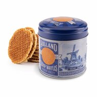 Stroopwafel blik Holland Delftsblauw