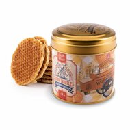 Stroopwafel blik Holland bakkersfiets 