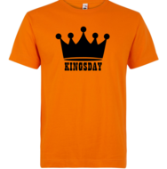 T-shirt oranje kingsday heren