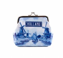 Portemonnee Holland Delfts blauw klein