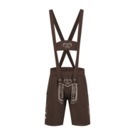 Lederhosen bruin kort model polyester