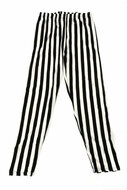 Legging zebra zwart-wit streep