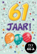 Verjaardagskaart That funny age 61 jaar