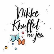 Wenskaart Dikke Knuffel voor jou