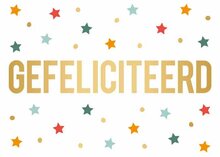 Wenskaart - Daisy - Gefeliciteerd