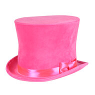 Hoge hoed Flair neon roze