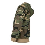 Leger hooded vest camouflage kinderen