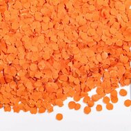 Confetti oranje 100 gram