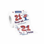 Toiletpapier rol met opdruk 21