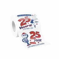 Toiletpapier rol met opdruk 25