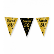 Vlaggenlijn Classy Sarah 50 zwart-goud